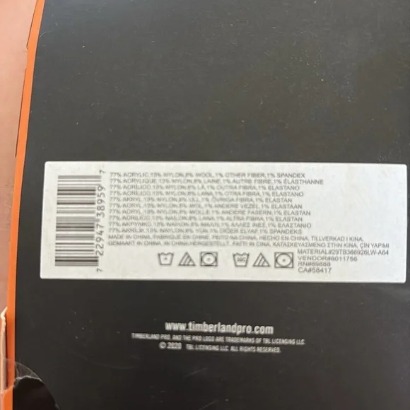 Timberland Pro Men’s Premium Heavyweight Work Boots Socks US 9-12 (2 pair) - Picture 5 of 5